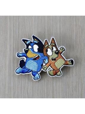 Bluey Patch, Bingo Heeler Iron on LAST ONE 3.3" Embroidered